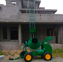 Ladder Lift With Concrete Mixture Application / Uses Image 1