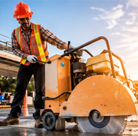 Concrete Road Cutter Machine Image 4