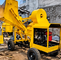 Concrete Mixer With Hoist and Lift Application Image 3