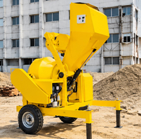 Concrete Mixer With Hoist and Lift Application Image 2