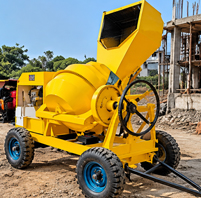 Concrete Mixer With Hoist and Lift Application Image 1
