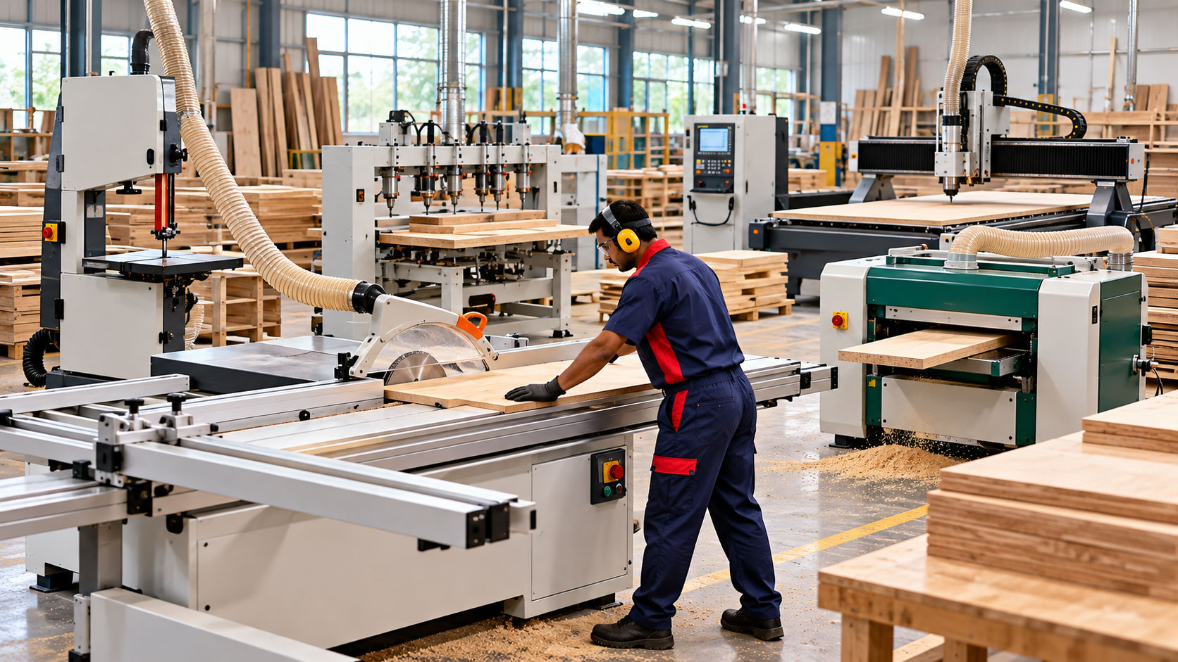 Woodworking Machines for Modern Timber Processing: From Raw Timber to Precision-Finished Wood Products