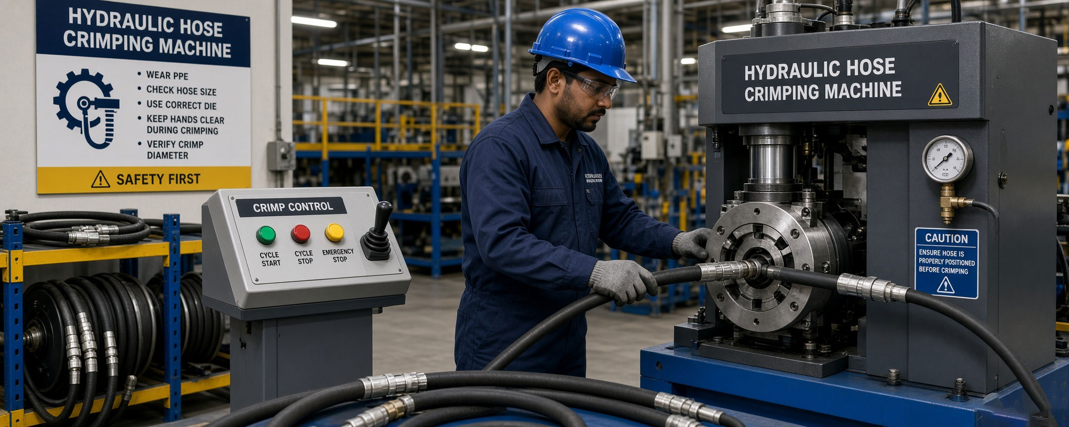 Industrial Hose Crimping Machines: From Hydraulic & Automotive Hoses to Plumbing, Agriculture and Production-Line Assembly