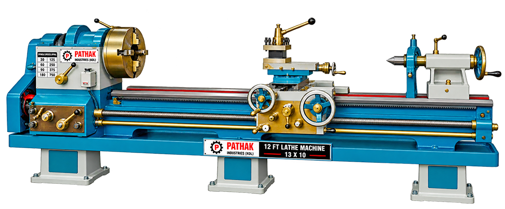 12 FT Lathe Machine 13X10