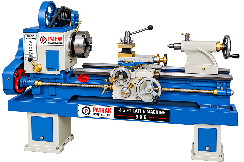 4.5 FT Lathe Machine 9X6