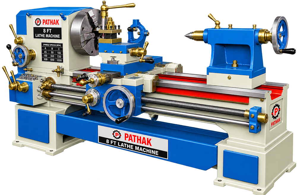 8 FT Lathe Machine