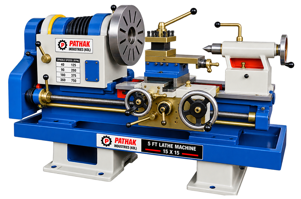 5 FT Lathe Machine 15 X 15