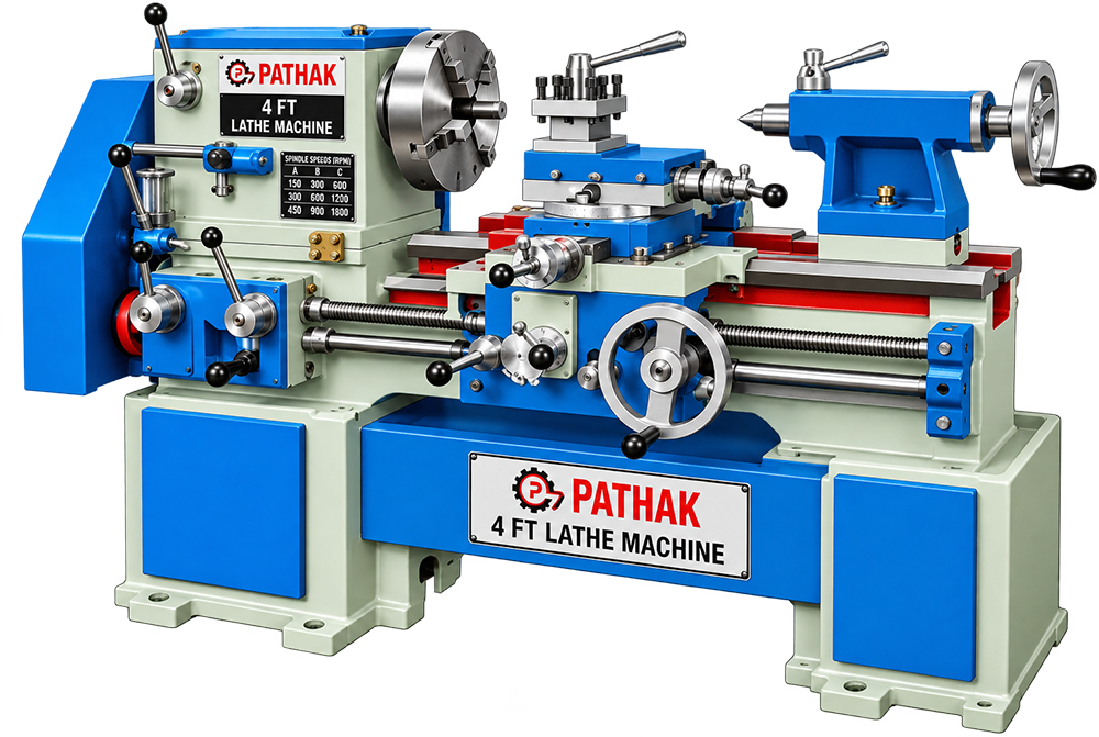 4 FT Lathe Machine