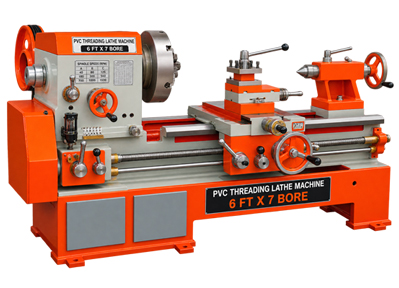 PVC Threading 6 ft 7 Bore Lathe Machine