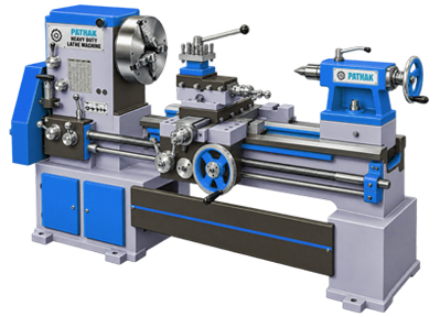 Heavy Duty Cone Pulley Lathe Machine