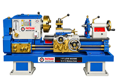 7 FT 15 X 12 Medium Duty Lathe Machine