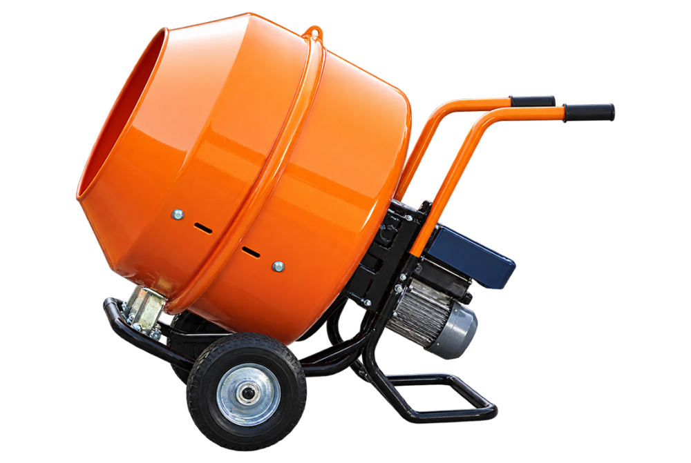 Concrete Mixers Trolley Type With Motor