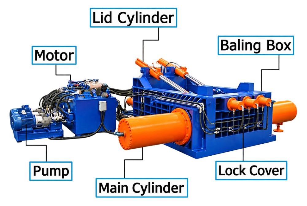 Quad Scrap Baler