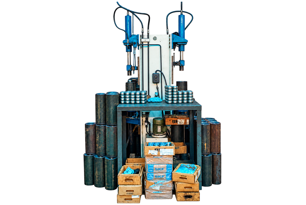 Single Side Bearing Pusing Machine for Conveyor Idler