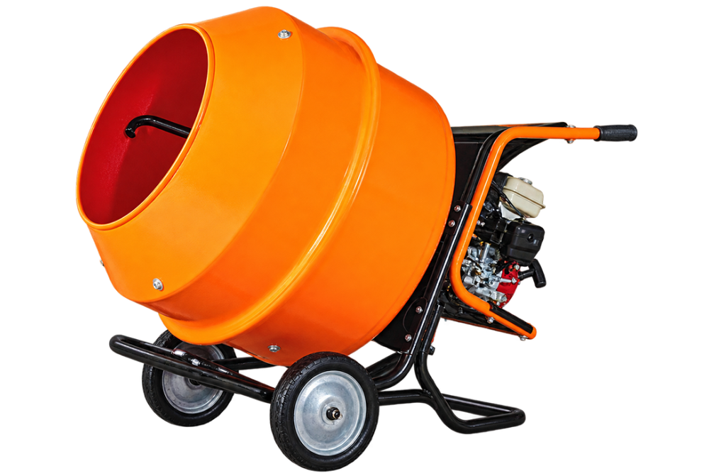 Concrete Mixers Trolley Type With Enqine Husqvarna