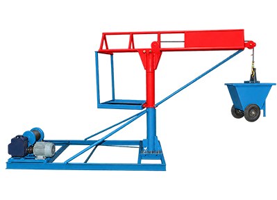 Mini Crane With Wheel Barrow