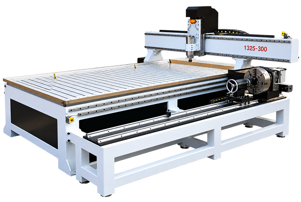 CNC Router With Rotary Attachment