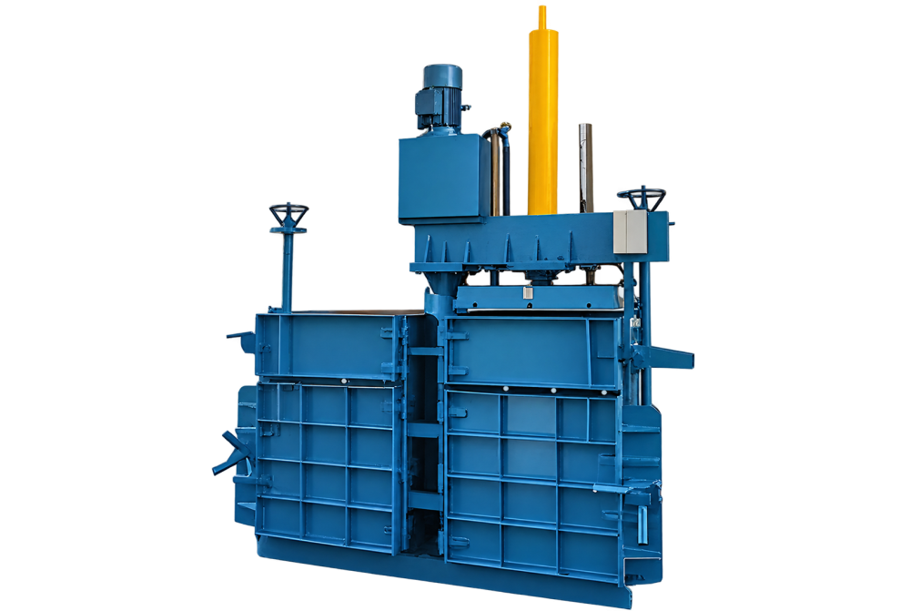 Double Chamber Single Cylinder Vertical Baler