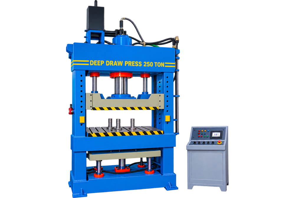 Double Action Deep Drawing Press