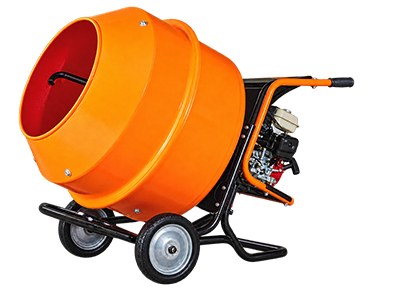 Concrete Mixers Trolley Type With Enqine Husqvarna