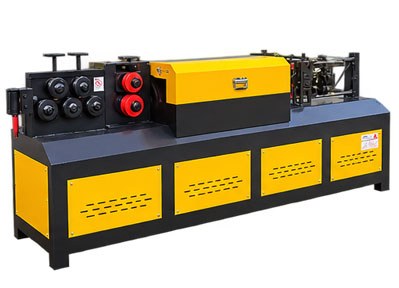Automatic TMT or Ribbed Wire Straightening and Cutting Machine