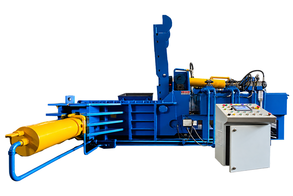 Triple Action Jumbo Baling Press Machine With Hydraulic Hopper